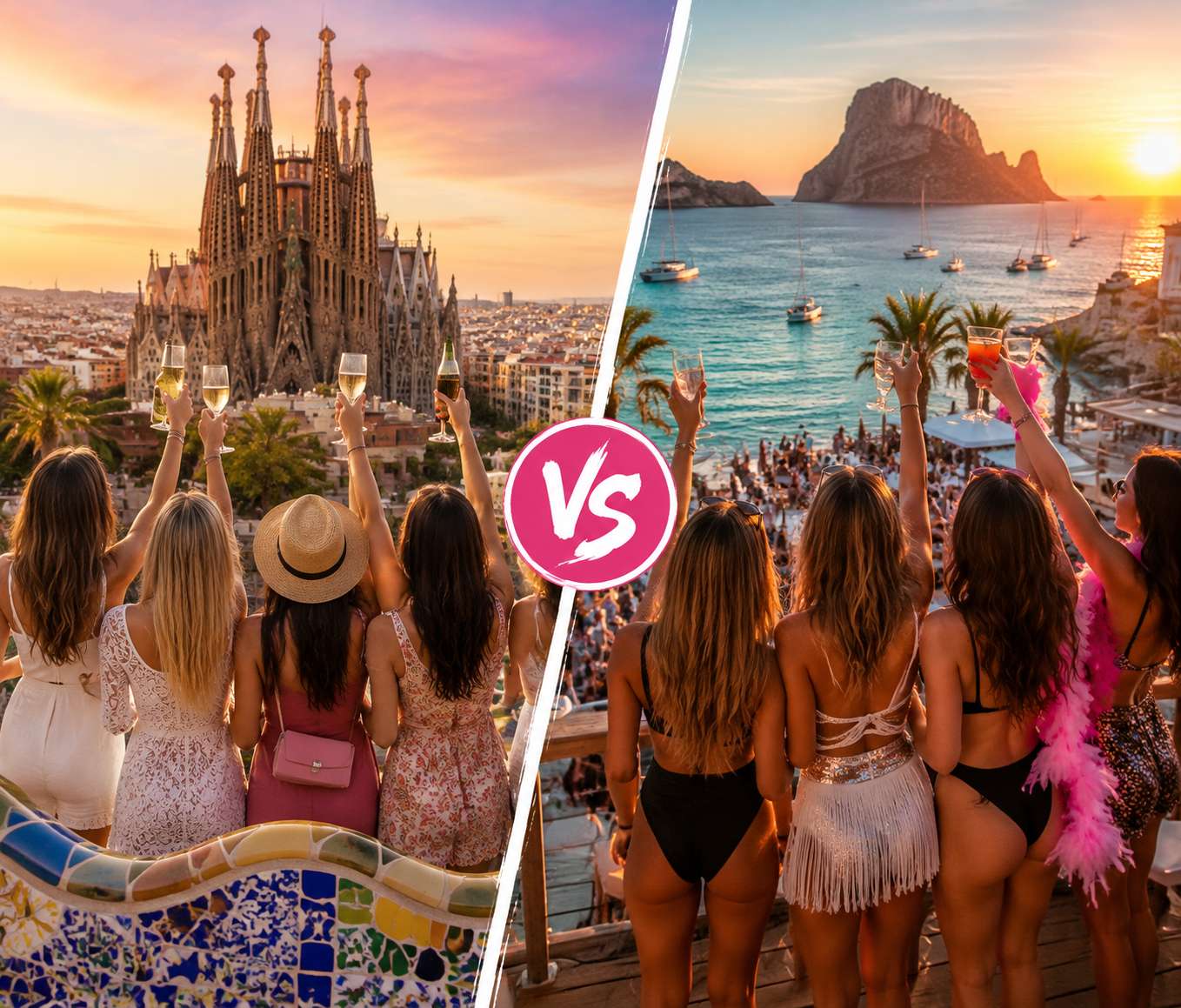 Barcelona Hen vs. Ibiza Hen Which Destination Is Right for Your Bride Tribe